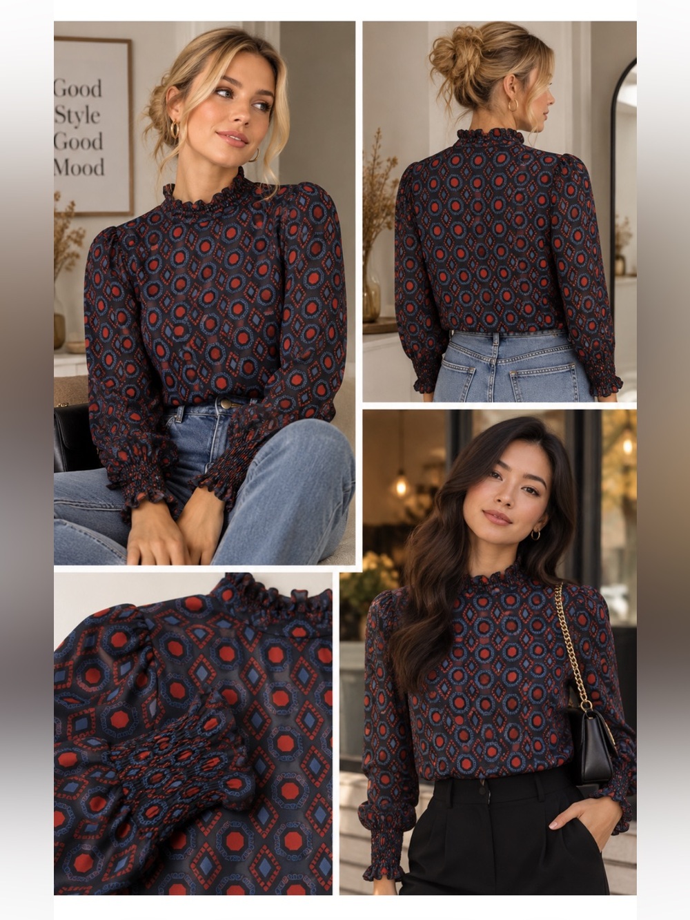 🔵🔴Zara Top (xs)